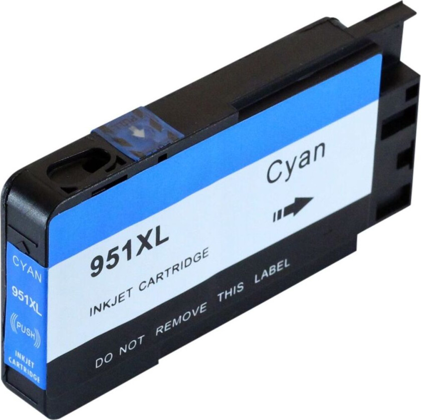 Kompatibel med 951XL (CN046AE) Blekkpatron cyan for HP