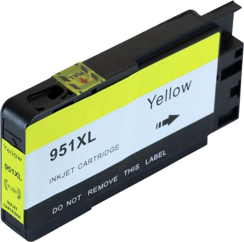 Kompatibel med 951XL (CN048AE) Blekkpatron gul for HP