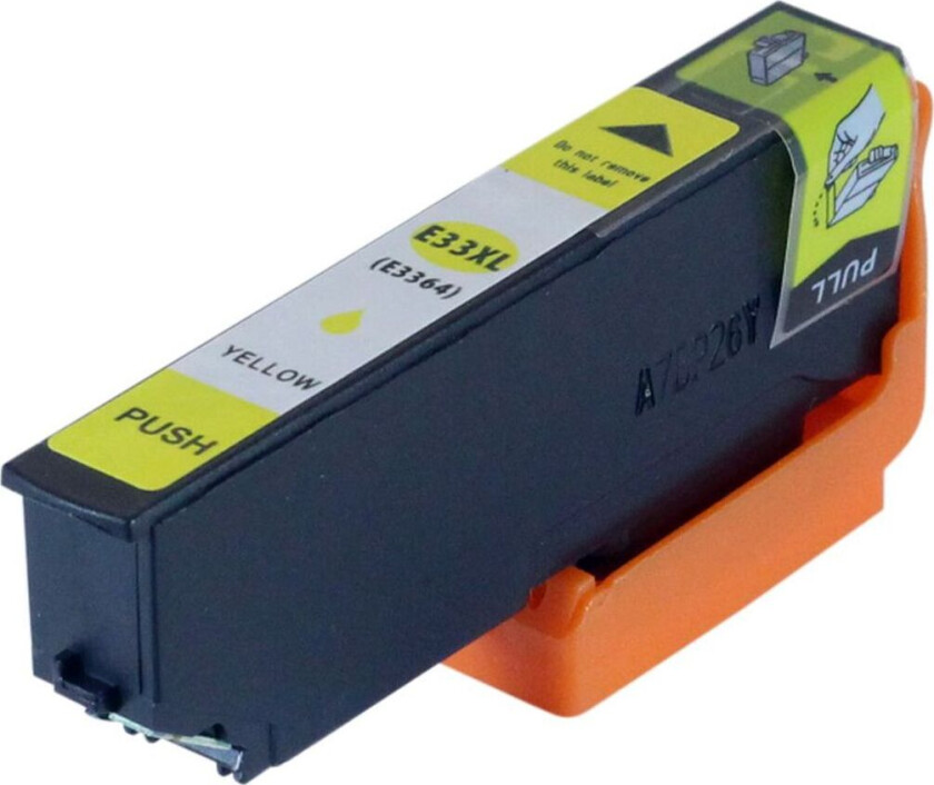 Kompatibel med T3364 (33XL) Blekkpatron gul XL for Epson
