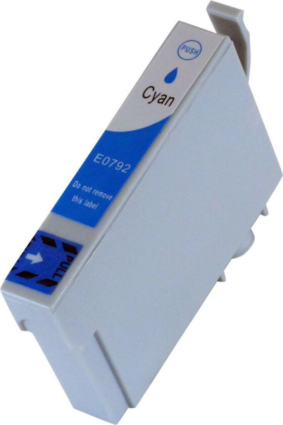 Kompatibel med T0792 Blekkpatron cyan for Epson