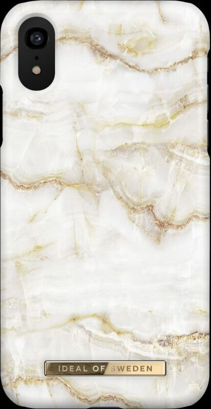 iDeal Fashion Deksel for iPhone XR - Golden Pearl Marble