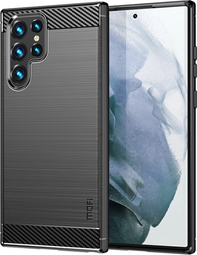 MOFI Samsung Galaxy S22 Ultra 5G TPU-deksel - Svart