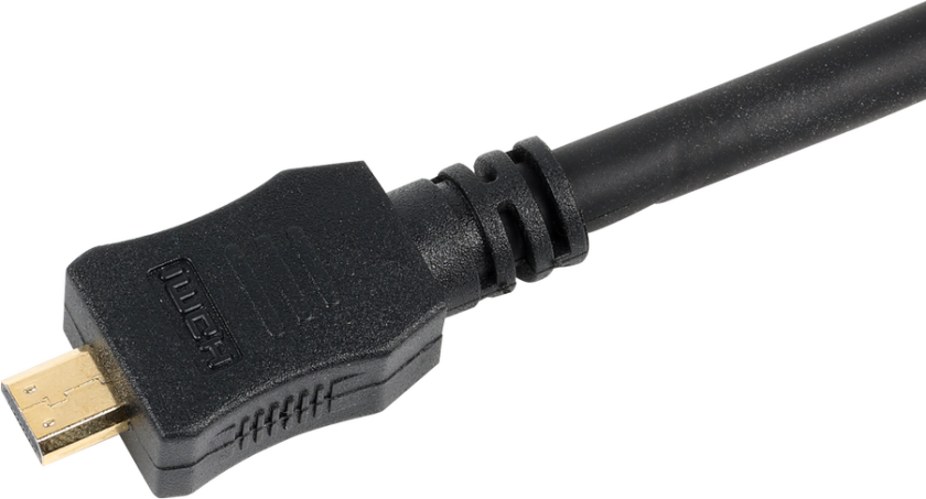 HDMI til Micro-HDMI Kabel 4K, 1m - Svart