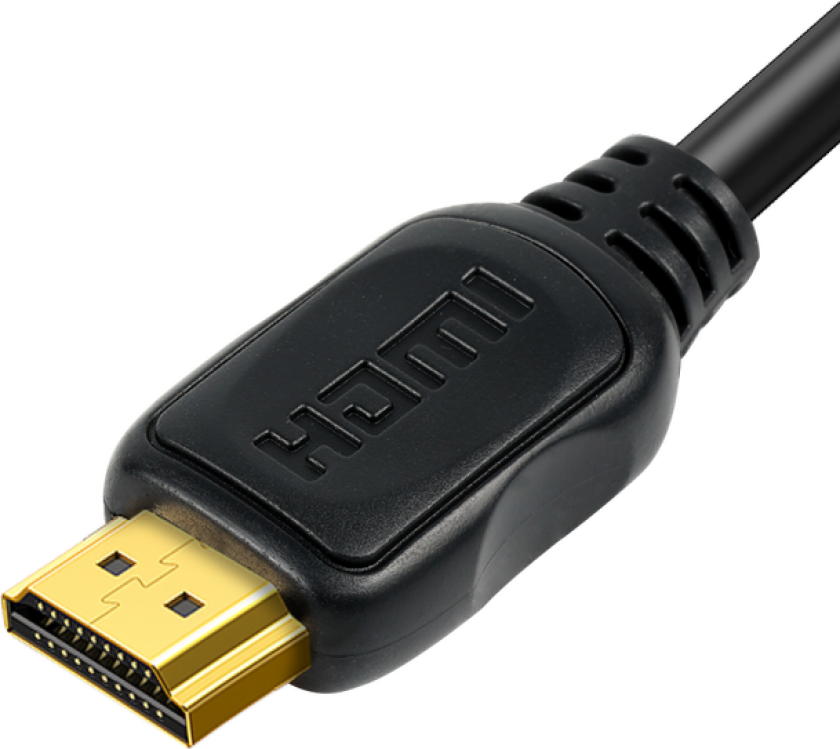 HDMI til HDMI Kabel 4K, 1m - Svart