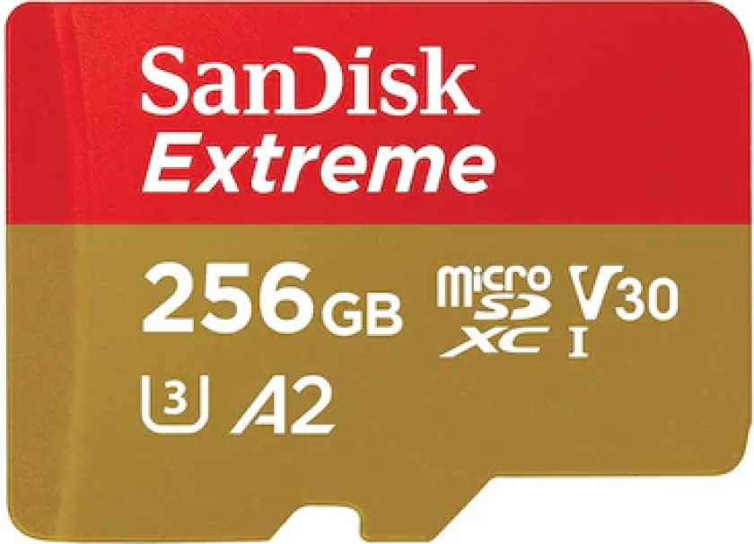 SanDisk Extreme Micro-SDXC 256GB 160MB/s A2 Gaming