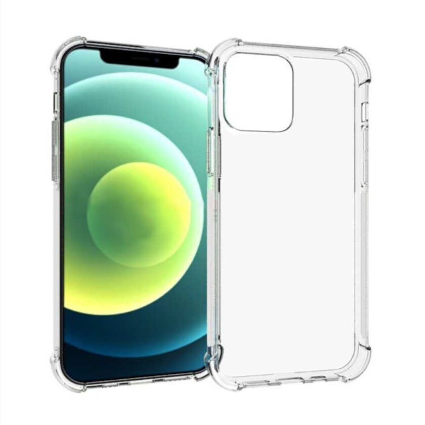 Anti-Slip TPU Deksel til iPhone 13 Pro - Transparent