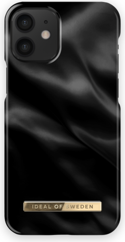 iDeal Fashion Deksel for iPhone 13 - Black Satin