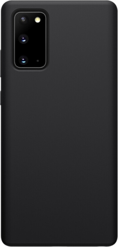 Liquid Silicone Deksel for Samsung Galaxy Note 20 - Svart