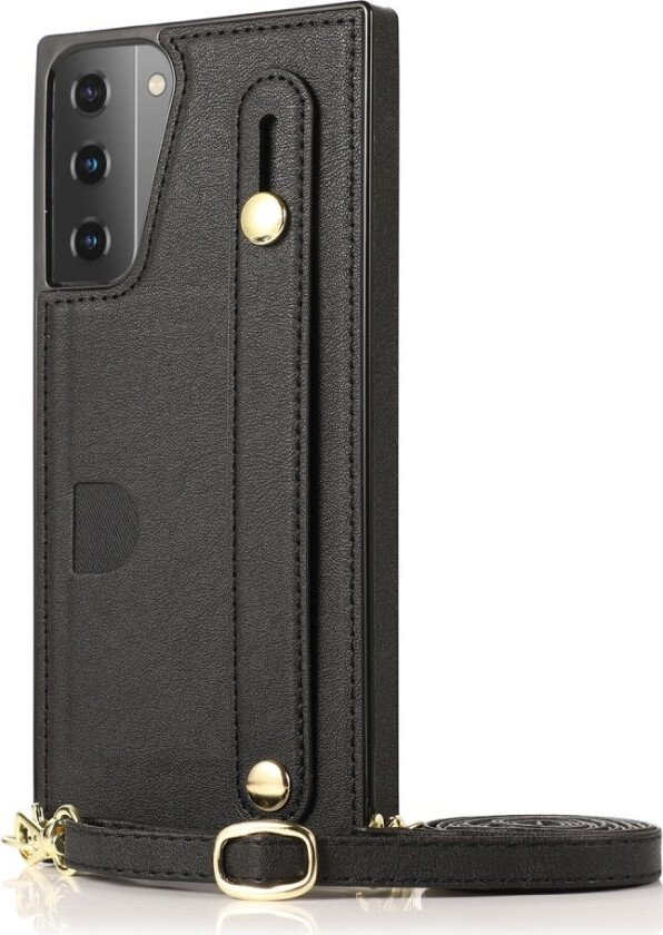 Deksel med Kortholder for Samsung Galaxy S21 - Svart