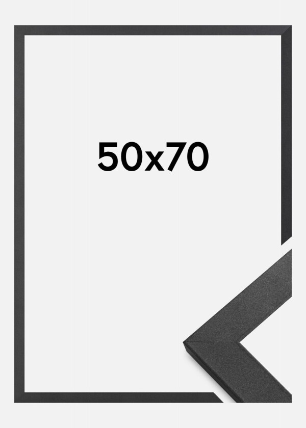 Ramme Graphite Wood Akrylglass 50x70 Cm