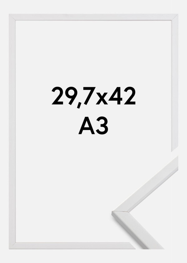 Ramme Galant Akrylglass Hvit 29,7x42 Cm (A3)