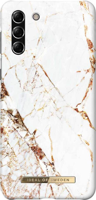 iDeal Fashion Samsung Galaxy S21 Plus deksel - Carrara Gold