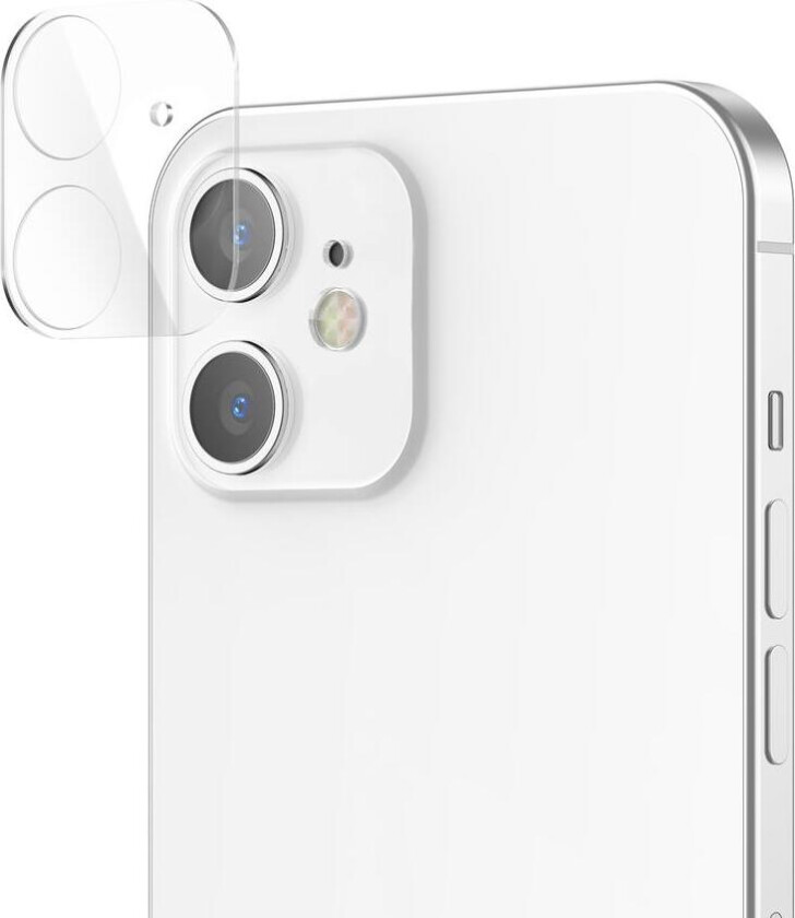 Linsbeskytter i Herdet Glass for iPhone 12 - Transparent
