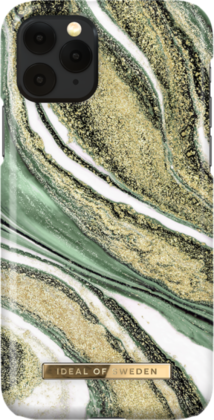 iDeal Fashion Deksel for iPhone X/XS/11 Pro - Cosmic Green Swirl