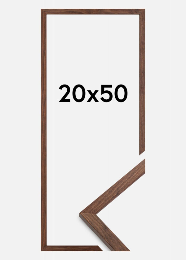 Ramme Galant Akrylglass Valnøtt 20x50 Cm