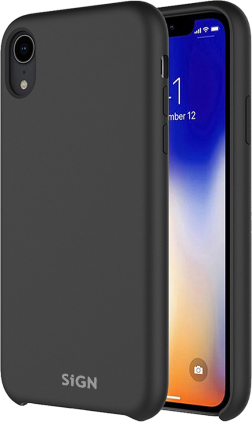 Liquid Silicone Case för iPhone X & XS - Svart