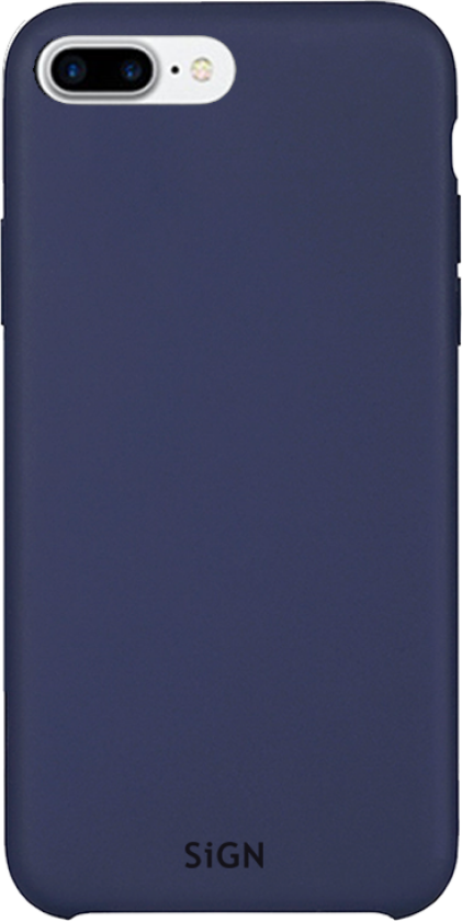 Liquid Silicone Case for iPhone 7 & 8 Plus - Blå