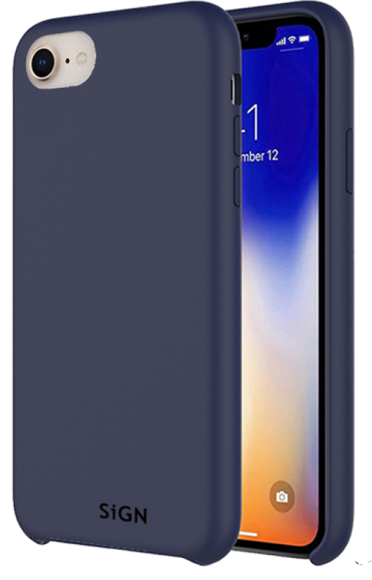 Liquid Silicone Case for iPhone 7/8/SE 2020/SE 2022 - Blå