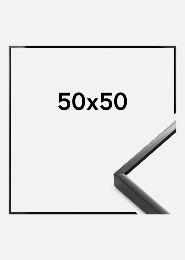 Ramme Premium Alpha Blank Svart 50x50 Cm