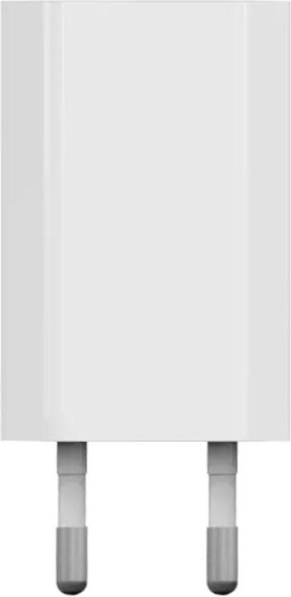 vegglader iPhone, Android m.fl. 1A Hvit