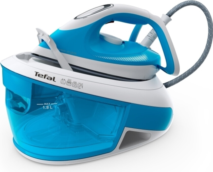 Express Airglide Sv8002, 380 G/Min, Durilium Airglide Soleplate, 5,9 Stang, 1,8 L, 120 G/Min, Blå, Hvit