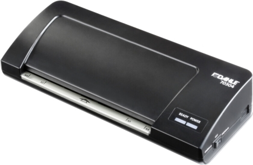 Lamineringsmaskin A4 Svart 30 Sek Oppvarmingstid Automatisk Utkobling