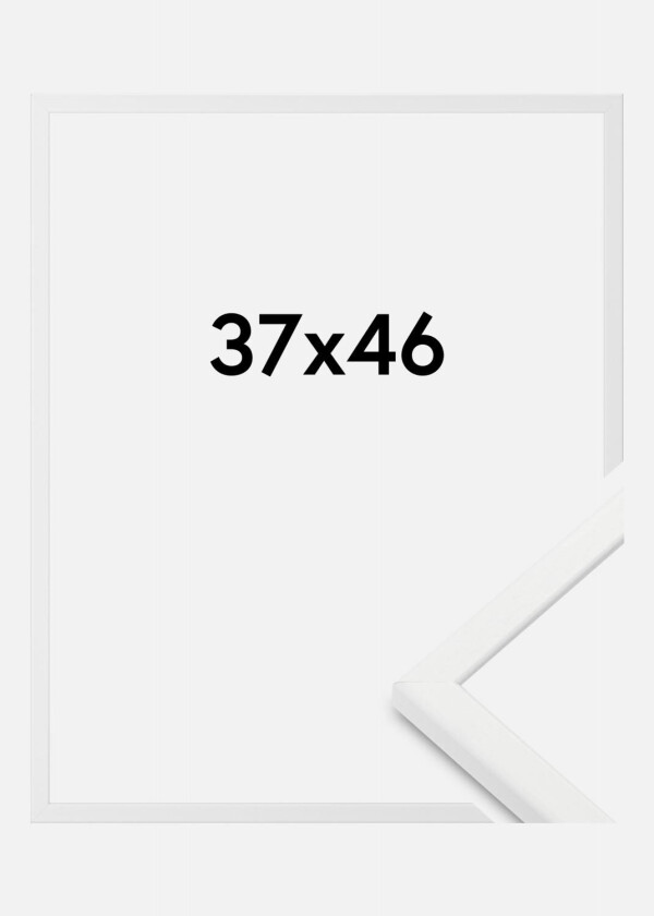 Ramme Kaspar Akrylglass Hvit 37x46 Cm