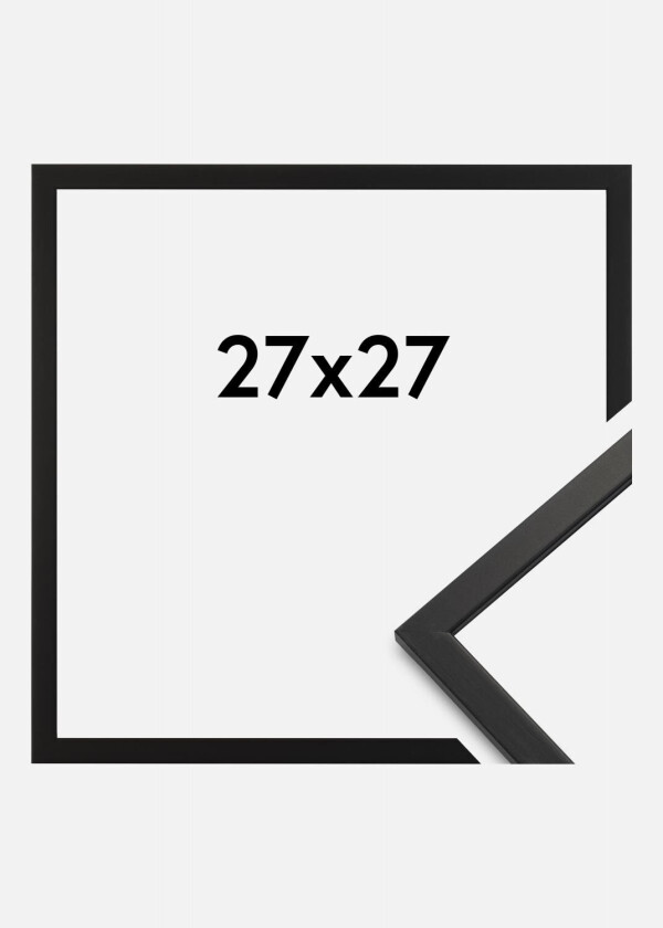 Ramme Edsbyn Akrylglass Svart 27x27 Cm