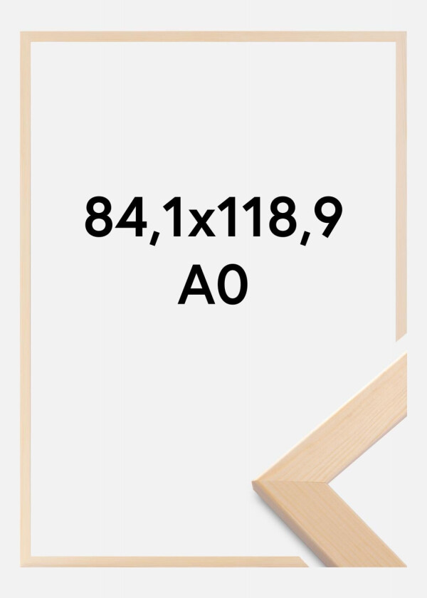 Ramme Trendline Akrylglas Nature 84,1x118,9 Cm (A0)