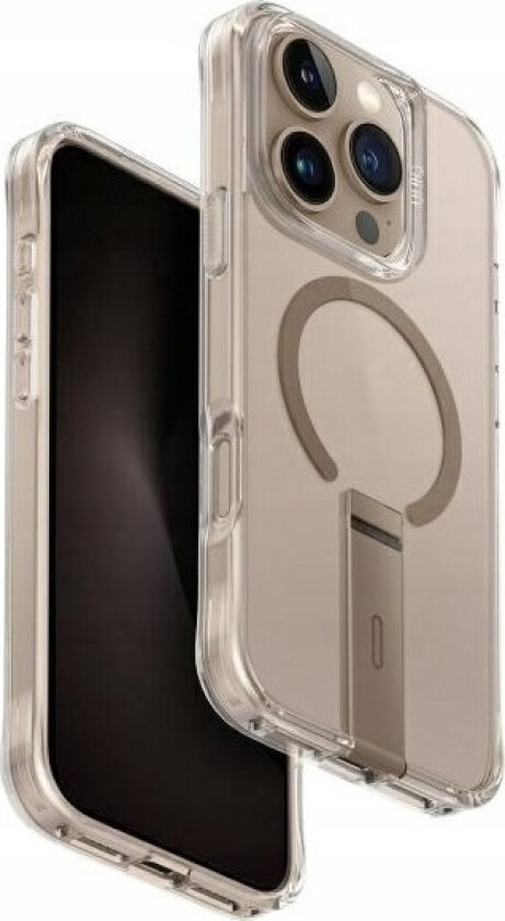 Case Eleva With Vertica Stand Iphone 16 Pro Max 6.9" Gold/Taupe Gold