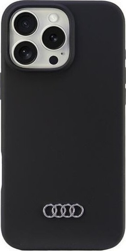 Audi Audi Silicone Case Iphone 16 Pro Max 6.9" Czarny/Black Hardcase Au-Lsrip16pm-Q3/D1-Bk