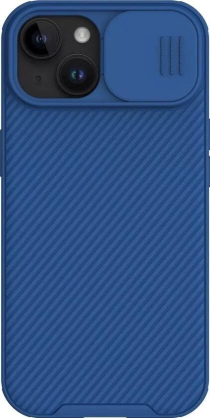 Nillkin Camshield Pro Magnetisk Deksel Til Iphone 15 Plus Med Kamerabeskytter - Blå
