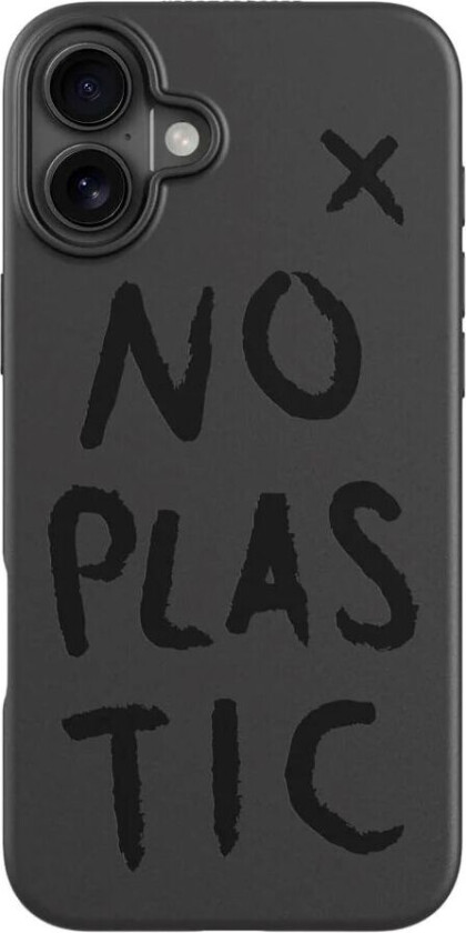 agood company iPhone 16 Plus PLNTPRTCT-deksel - Black / No Plastic