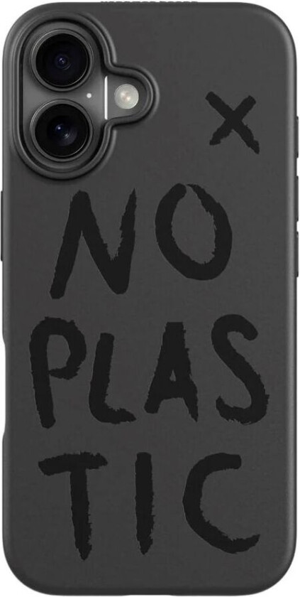 agood company iPhone 16 PLNTPRTCT-deksel - Black / No Plastic