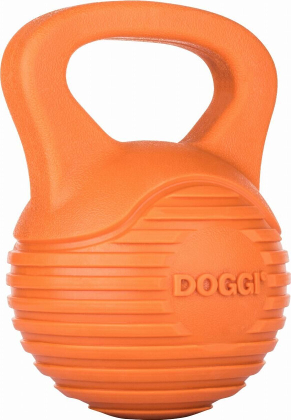 Kettlebell Dog Toy - Orange