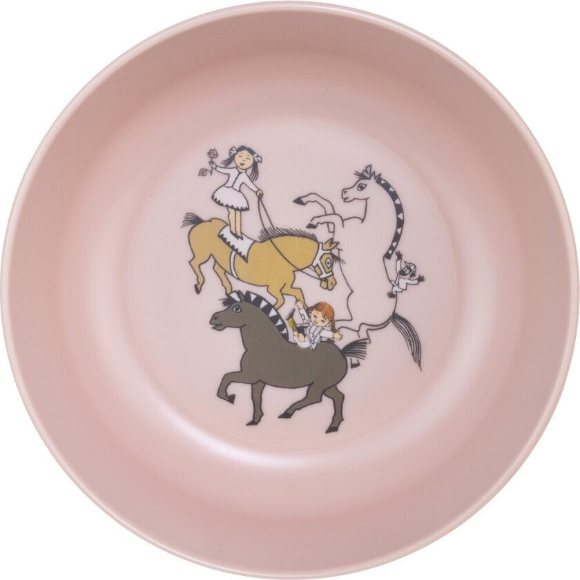 Pippi Cirkus skål Ø14,5 cm Rosa