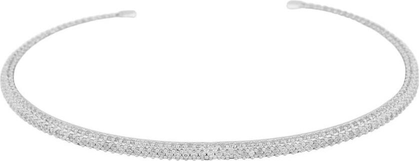 Snö Of Sweden Naomi Small Stone Cuff Bracelet Silver/Clear