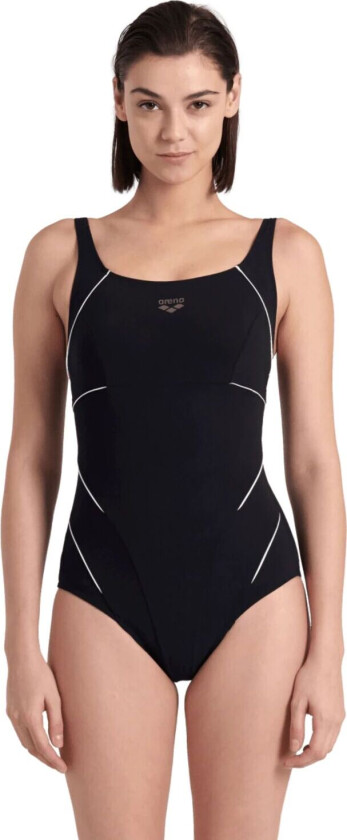 Jewel One Piece R, badedrakt, dame BLACK-WHITE