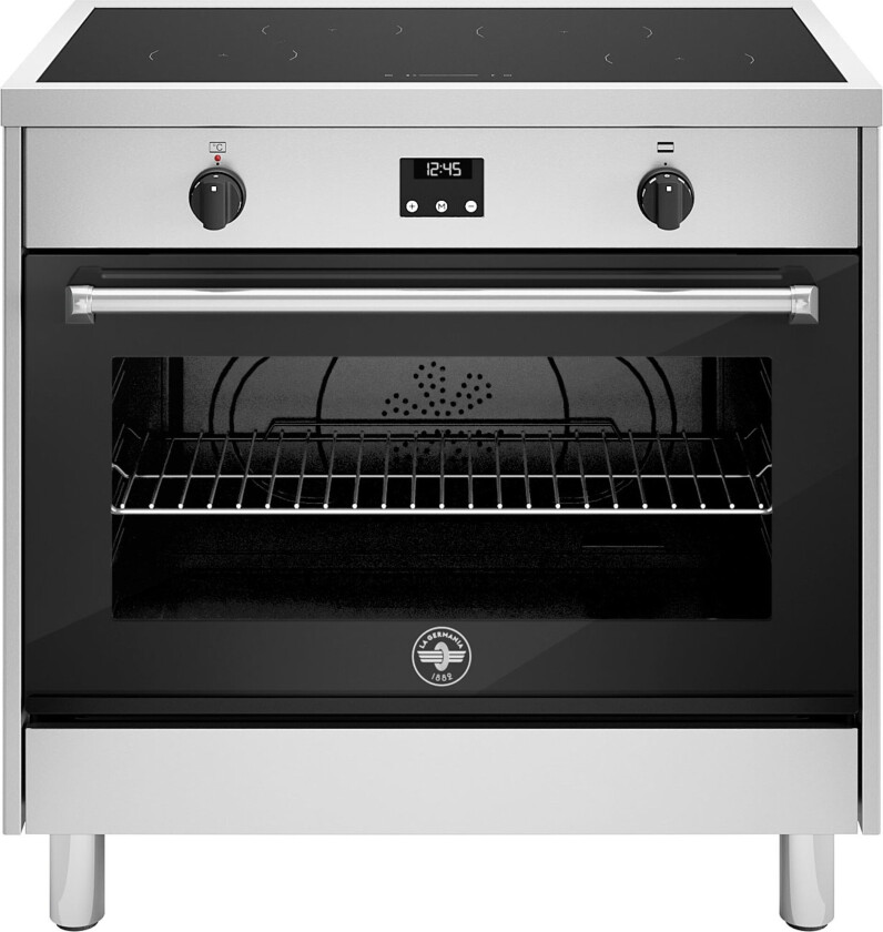 AMN964IEXE Induksjonskomfyr 4 soner, 90 cm, rustfritt stål