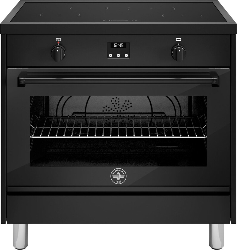 AMN964IENNE Induksjonskomfyr 4 soner, 90 cm, mattsvart