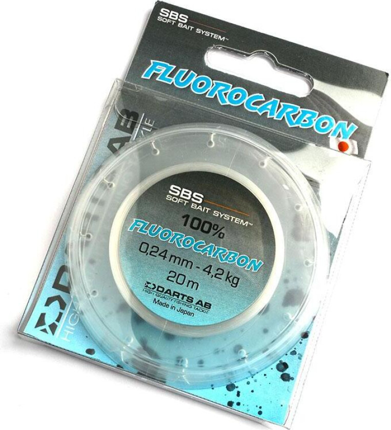 Bilde av Darts SBS Fluorocarbon 20m 0,24mm 4,2kg