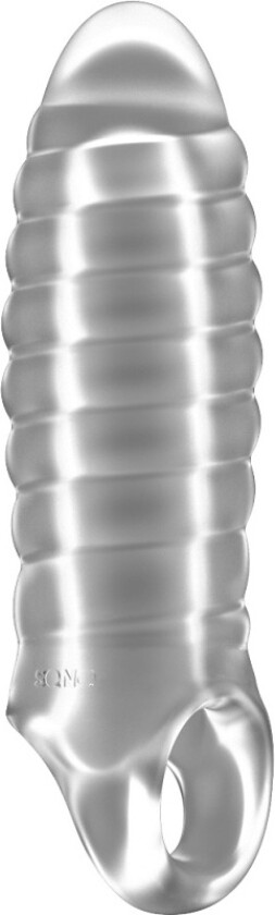 Sono: Stretchy Thick Penis Extension No. 36, gjennomsiktig