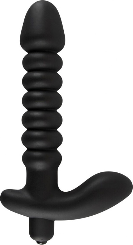 Black Velvets: Vibrating Silicone, Medium, svart