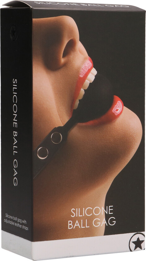 Ouch!: Silicone Ball Gag, svart