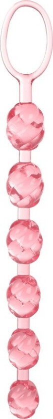California Exotic: Swirl Pleasure Beads, rosa