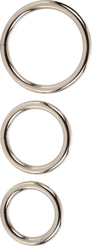 California Exotic: Silver Ring Set, 3 stk