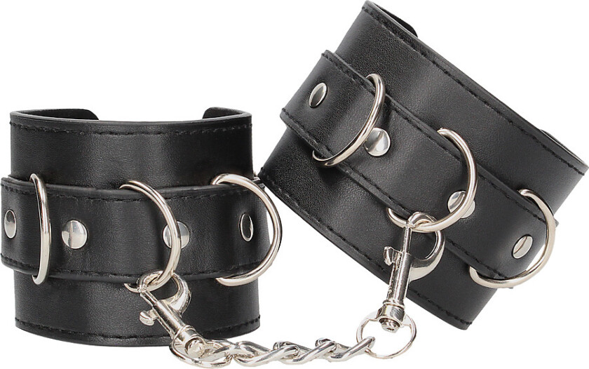 Ouch!: Leather Cuffs, svart