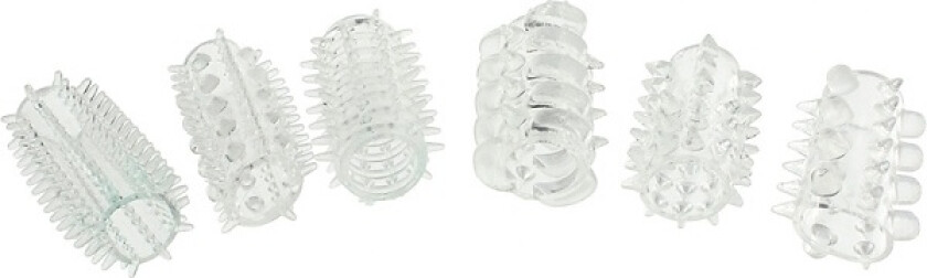 Toy Joy: Power Penis Sleeve Set, gjennomsiktig