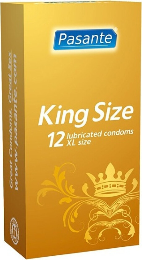 Pasante King Size: Kondomer, 12 stk