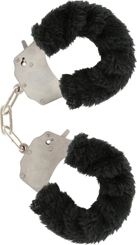 Toy Joy: Furry Fun Cuffs Plush, svart